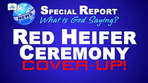 Red Heifer Ceremony - Cover up!