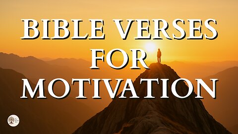 Motivational Bible Verses for When You Feel Like Giving Up | Peaceful Audio for Scripture Meditation