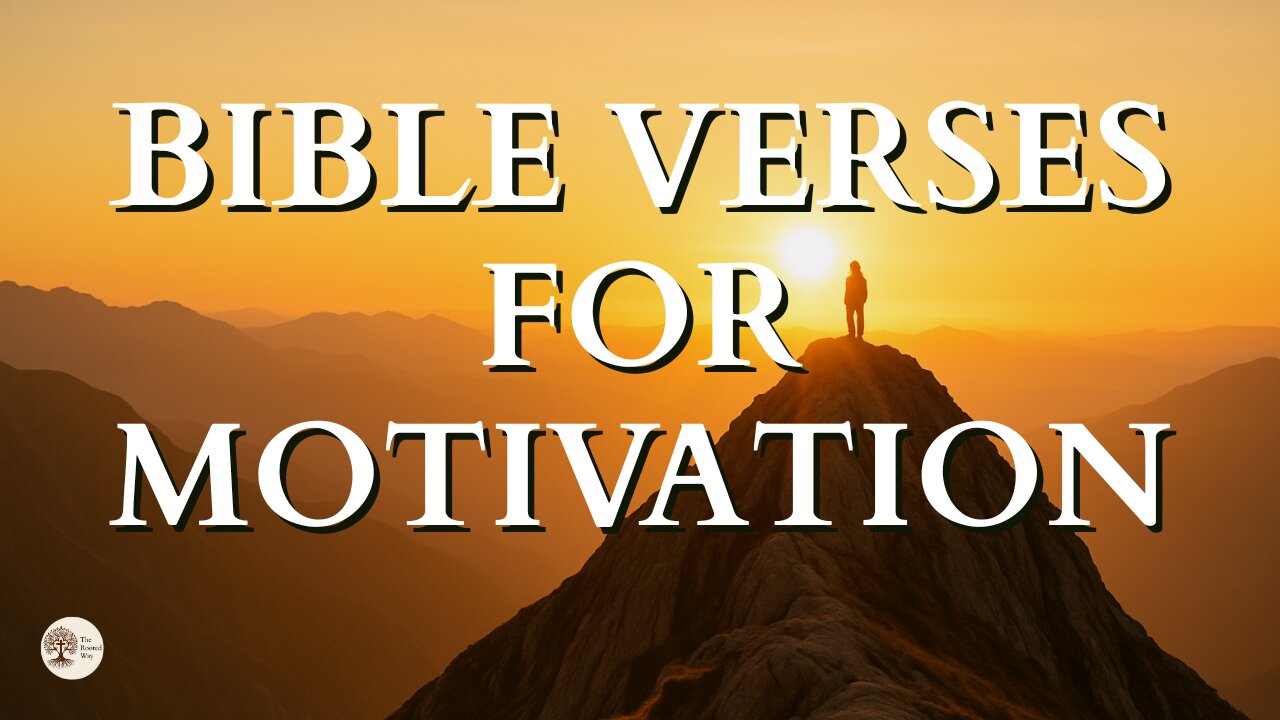 Motivational Bible Verses for When You Feel Like Giving Up | Peaceful Audio for Scripture Meditation