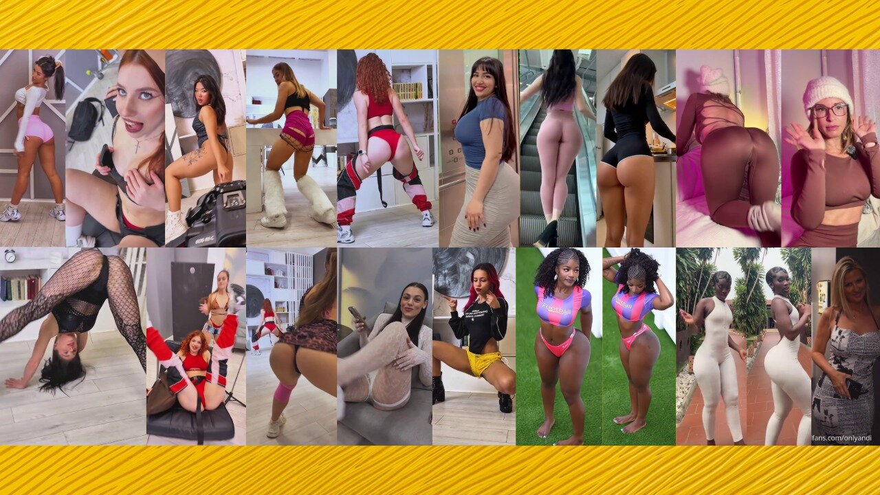Ass compilation - Big bank tiktok challenge ❤️ClipchampGirls 2025