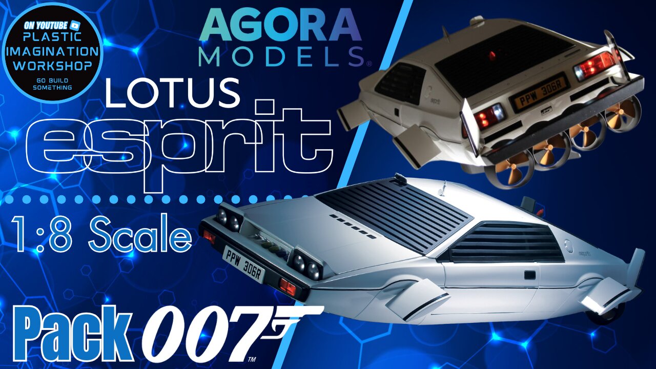 Customized Build – Pack 007 of James Bond’s Lotus Esprit ‘Wet Nellie’ | Agora Models 1:8 Scale