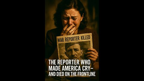 The Reporter Who Made America Cry—and Died on the Frontline