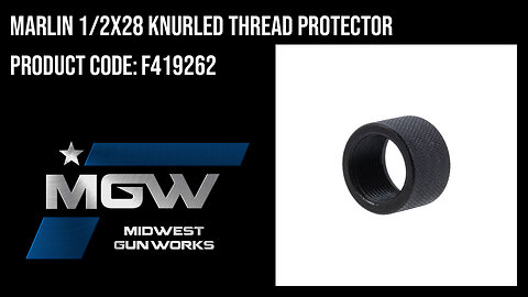 Marlin 1/2x28 Knurled Thread Protector - F419262