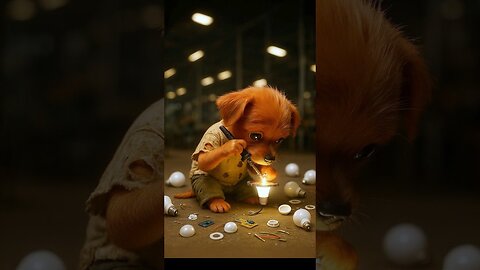 The poor puppy didn't have food