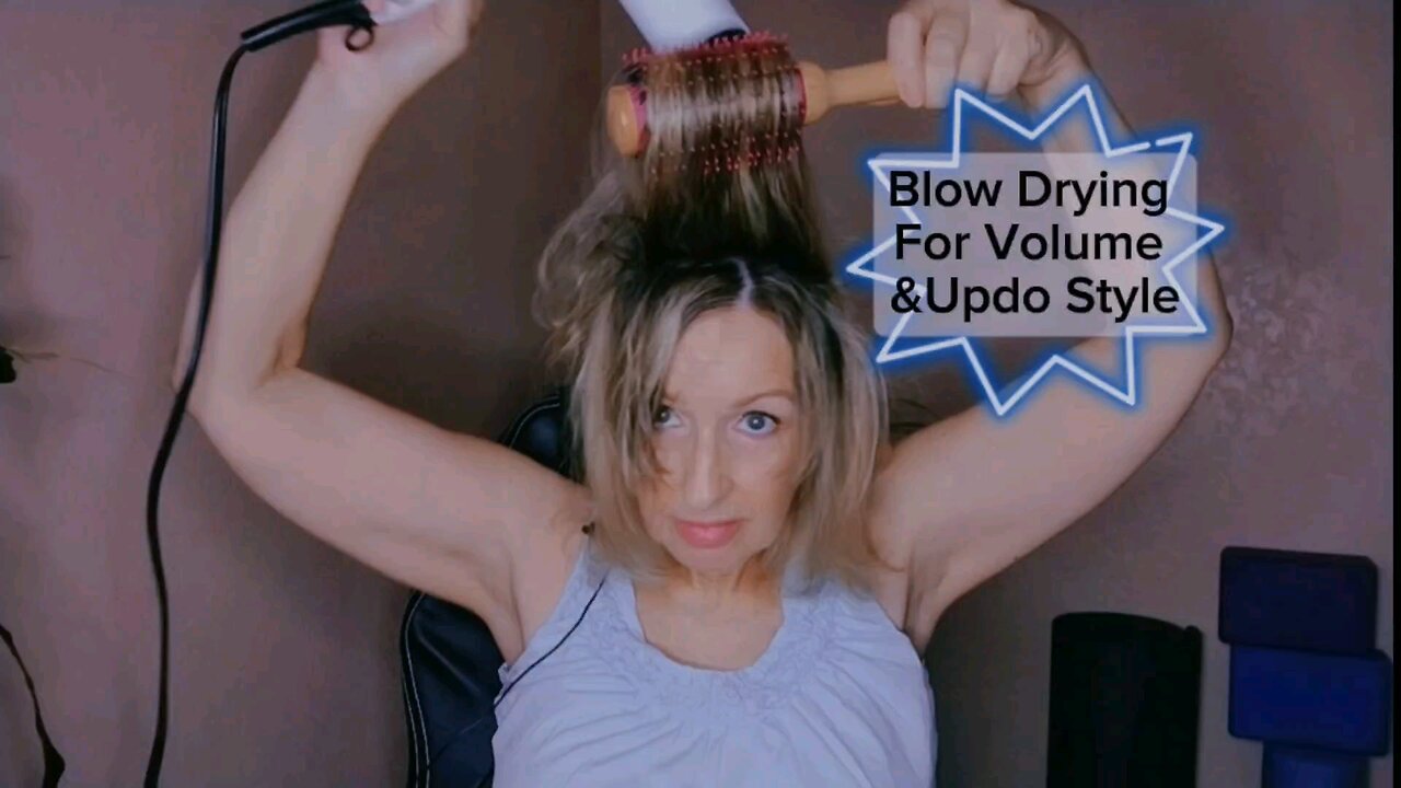 Getting Volume in an Easy Updo Hairstyle