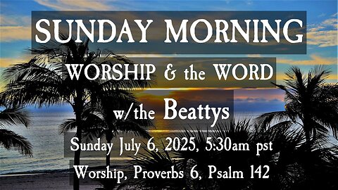 🌞 SUNDAY MORNING ✝️