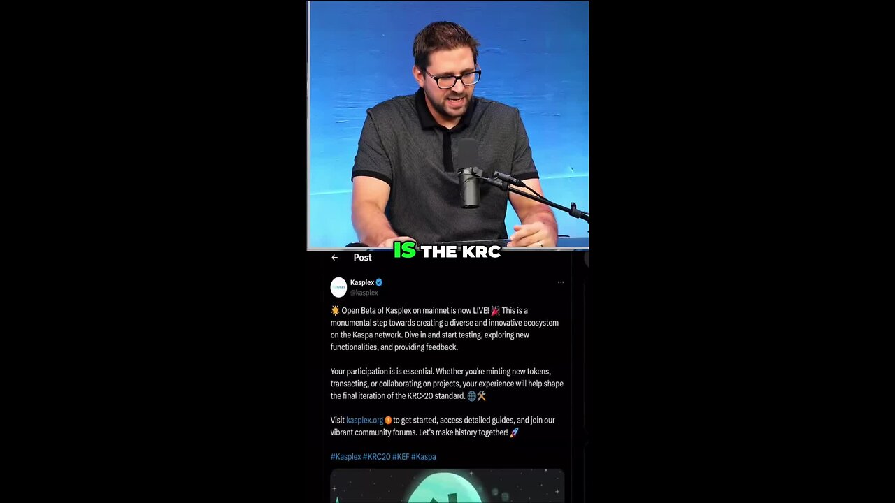 Kaspa & KRC 20 Token Standard Goes Live!