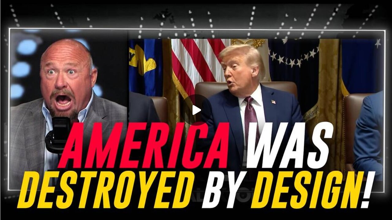 VIDEO: Alex Jones Goes Off On Trump, "The Globalists Have Been Deliberately Destroying America!