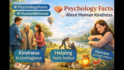 Psychology Facts You Should Know About Human Kindness 🧠🤍 #PsychologyFacts #HumanBehavior #viral