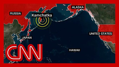 Tsunami waves hit US after huge quake off Russia