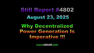 Why Decentralized Power Generation is Imperative !!!, 4802