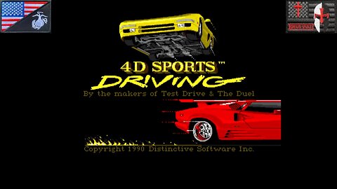 Old-School Racing Theater [S1E6]: "4D Sports Driving" (Amiga 500 - 1992) [EU Only]