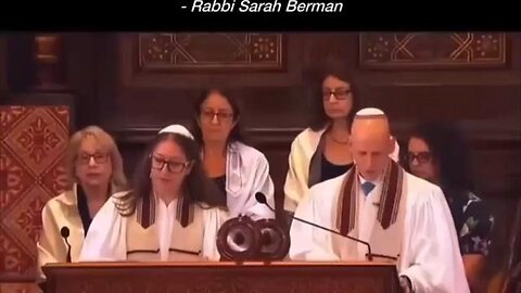 "Human sacrifice is necessary for the world to flourish" - Rabbi Sarah Berman
