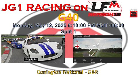 JG1 RACING on LFM - G40 - Donington National - GBR - Split 1