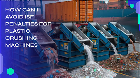 How Can I Avoid ISF Penalties For Plastic Crushing Machines