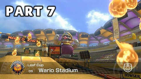 Mario Kart 8 Deluxe Grand Prix Mode - Part 7 - Leaf Cup 50cc | Switch | No Commentary