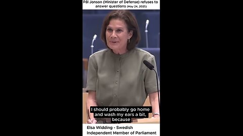 Elsa Widding - Pål Jonson refuses to answer questions