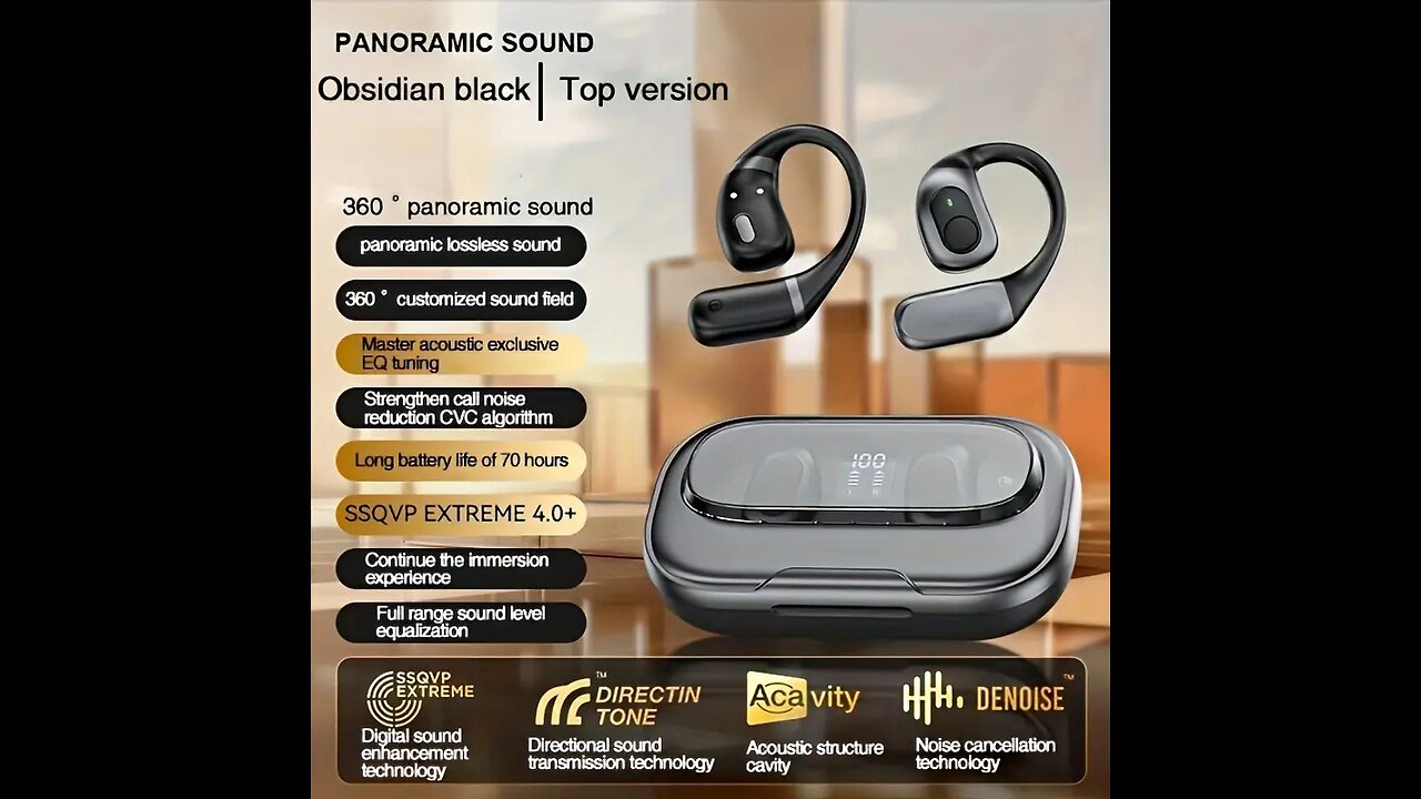 YW01 open ear-mounted new Bluetooth headset