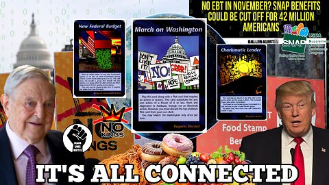 NO KINGS PROTEST BLM 2 0 & NO SNAP OR EBT IN NOVEMBER???