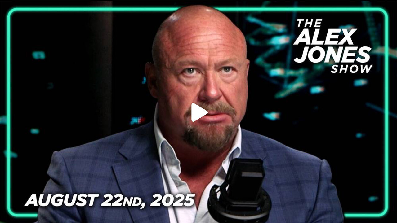 8 22 25 Alex Jones Show Deep State Snake Bolton Gets Raided By The FBI