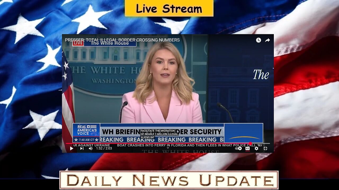 x332c: Real America's Voice - PRESSER: TOTAL ILLEGAL BORDER CROSSING NUMBERS