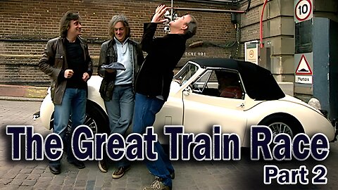 Top Gear Classic - Steam Train Vs Motorbike Vs Jaguar - Part 2