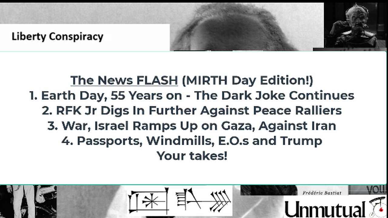 Liberty Conspiracy LIVE 4-22-25! Mirth Day, Israel-Iran, Passport IDs!