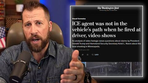 🚨MSM HOAX ALERT The Washington Post Has Been Caught Red-Handed Trying To Frame ICE Officer