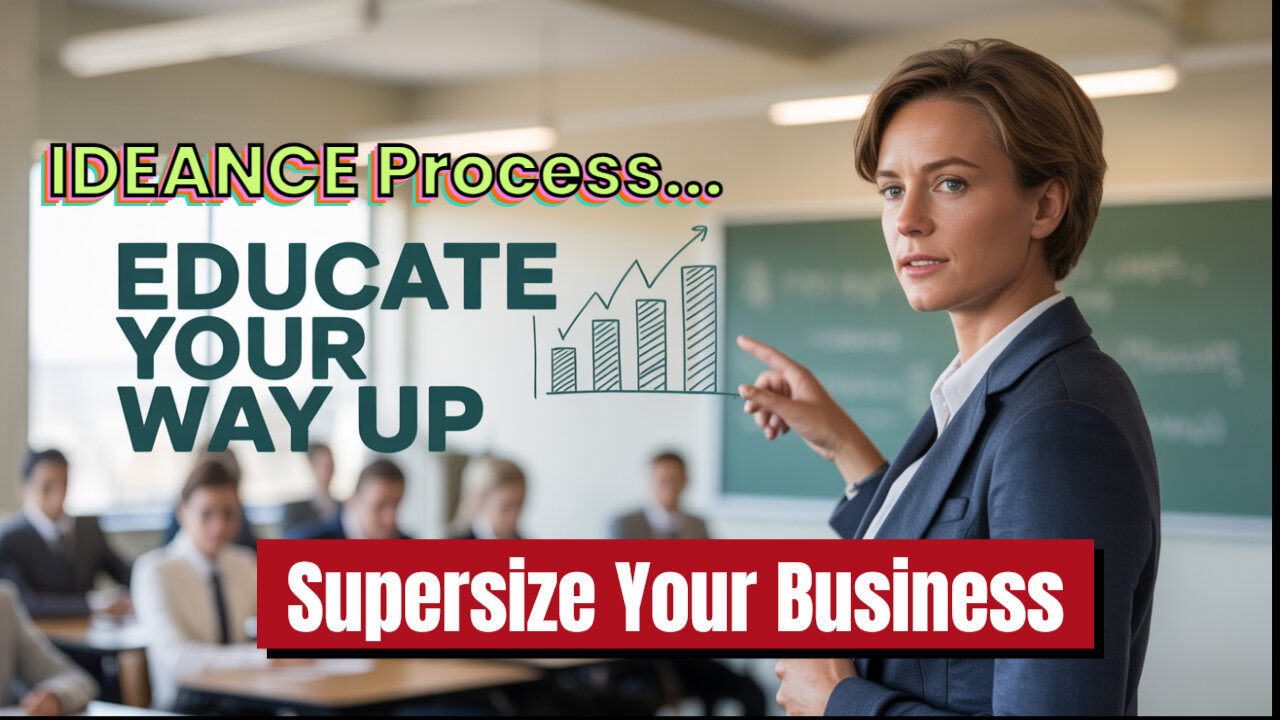 Educate: IDEANCE Process Step 7...Use It To Supersize Your Business!