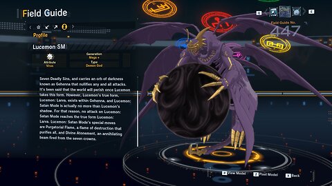 lucemon SM all digivolution/de-digivolution/profile Digimon Story Time Stranger