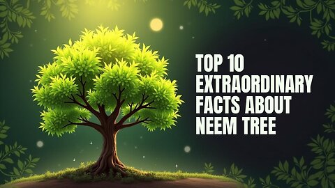 "Top 10 extraordinary facts about the Neem tree"✨🌳💐🌟✨🌳🌳✴️