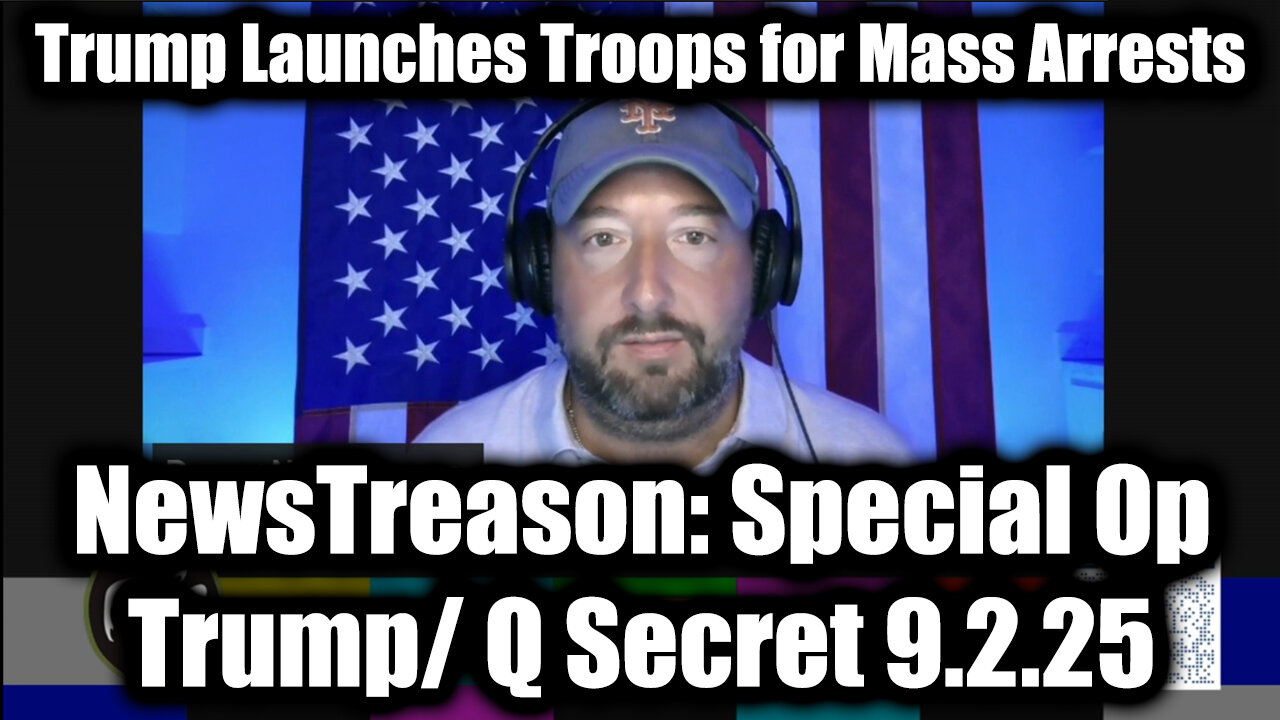 Mass Arrests. 9-2-25-AT-1PM-CST-00G-EST #TRUTH