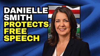 BASED Danielle Smith Protects FREE SPEECH In Alberta