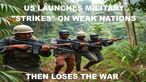 US LAUNCHES MILITARY "STRIKES" ON WEAK NATIONS, THEN LOSES THE WAR