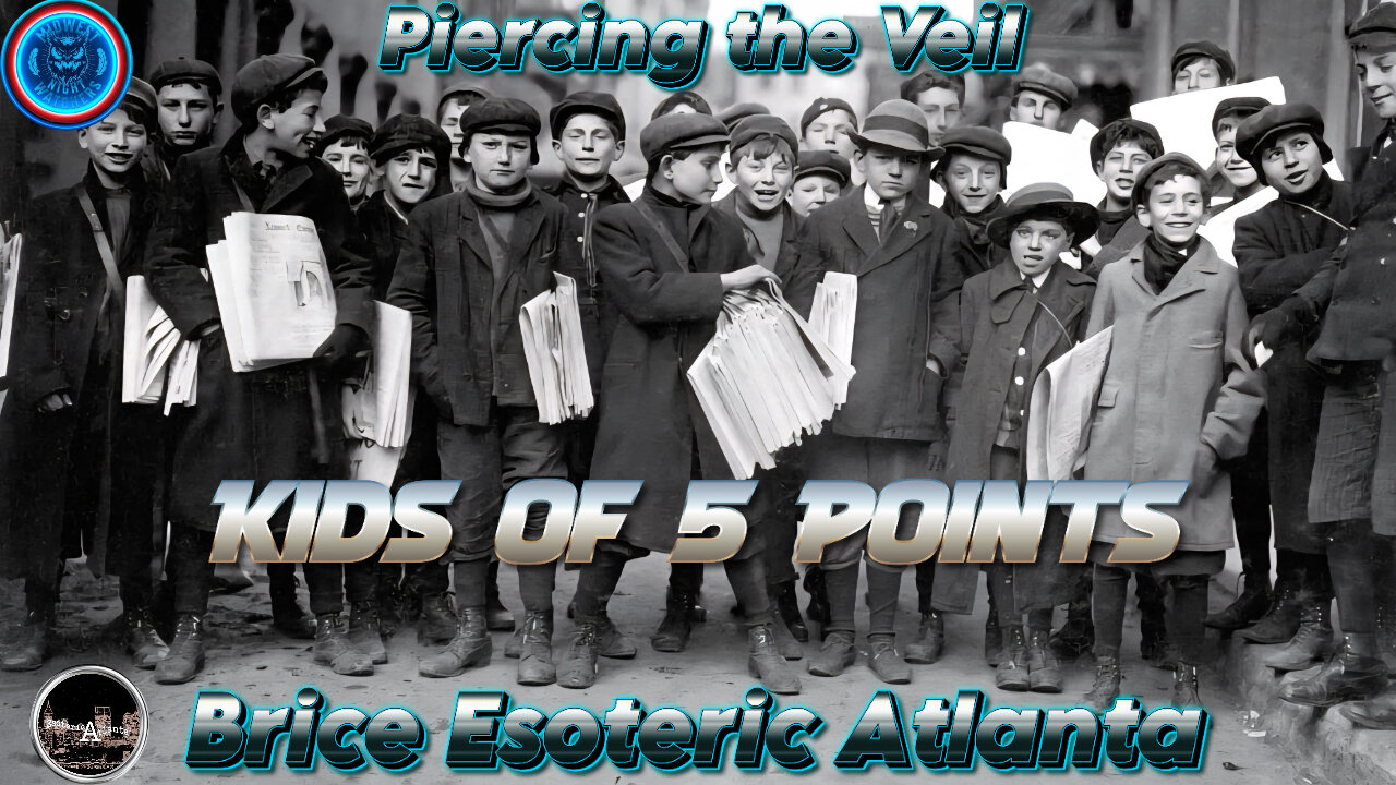 The kids of 5 Points with Brice Watson from Esoteric Atlanta