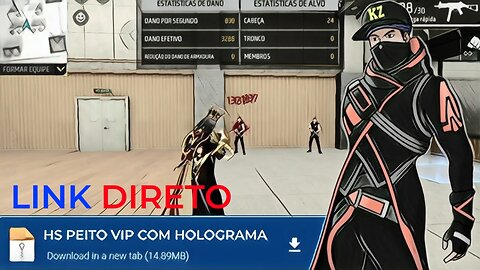 HS PEITO + HOLOGRAMA FREE FIRE NA DATA SEM VPN ANTIBLACKLIST 💙 LINK DIRETO