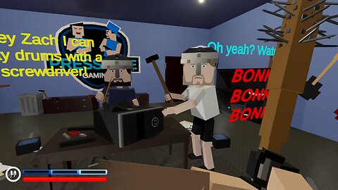 two dumb guys try to build a computer - (Paint The Town Red) - (No Commentary).