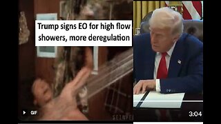 Trump gives us high flow shower heads, more deregulation