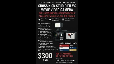 Cross kick Studio Films video Camera
