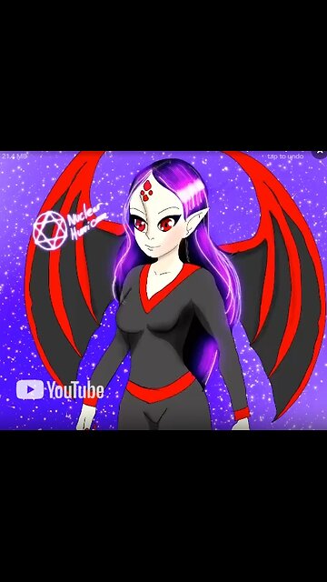 Oc speedpaint nuclear the vampire god