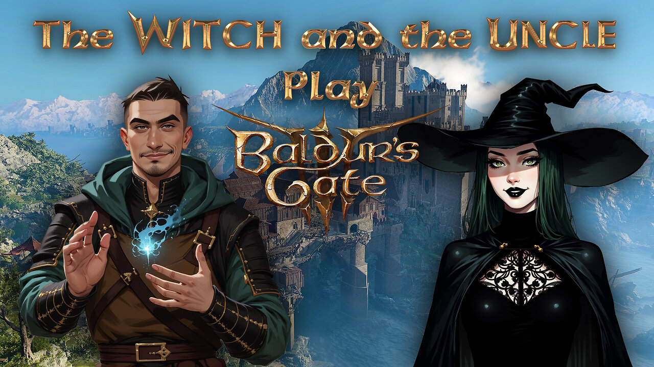 Yarn Witch plays Baldur's Gate 3 with Uncle Martin! (Pt.1) - Character creation and new adventure!