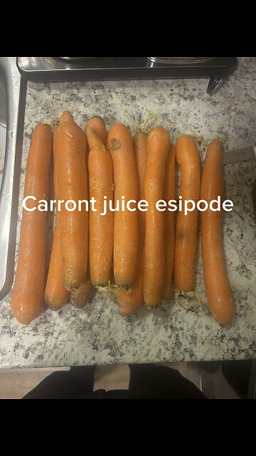 Carrots juice’d BABY