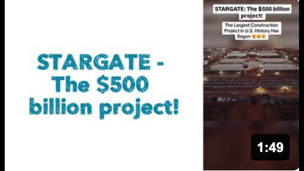 STARGATE: The $500 billion project!