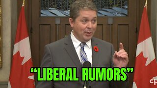 Andrew Scheer FIRES BACK At Reporters Over Liberal Rumors