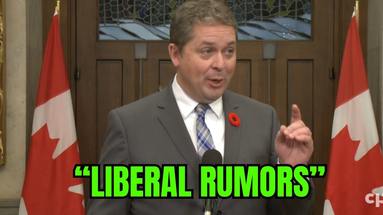 Andrew Scheer FIRES BACK At Reporters Over Liberal Rumors