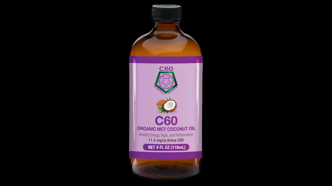 C60 in Organic MCT Coconut Oil (4oz)