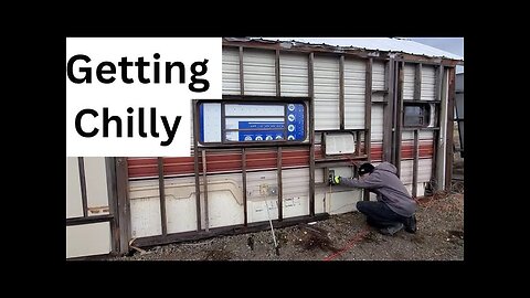 Insulating the Back Side of the Off Grid Camper