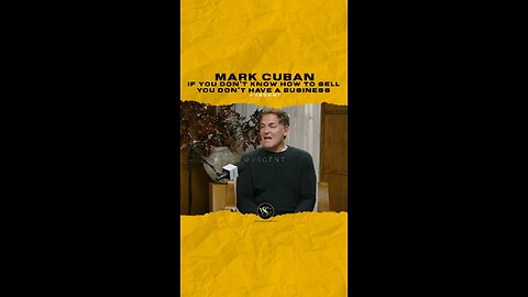 If you don’t know how to sell you don’t have a business