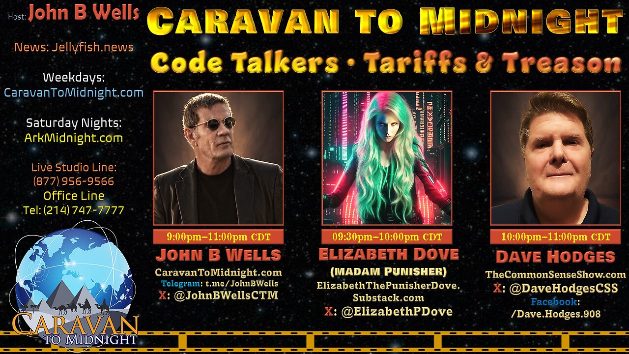 Code Talkers, Tariffs & Treason - John B Wells LIVE