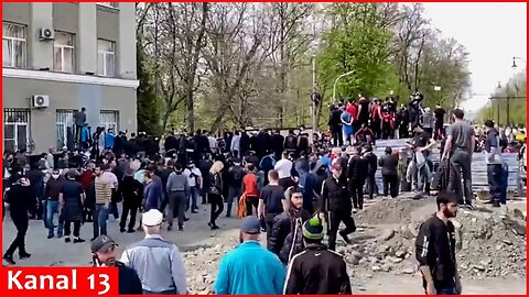 Riots in Donetsk against Putin's government; residents here hate Russian rule